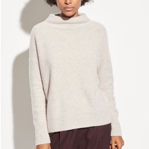 Vince Boiled Cashmere Funnel Neck Sweater M